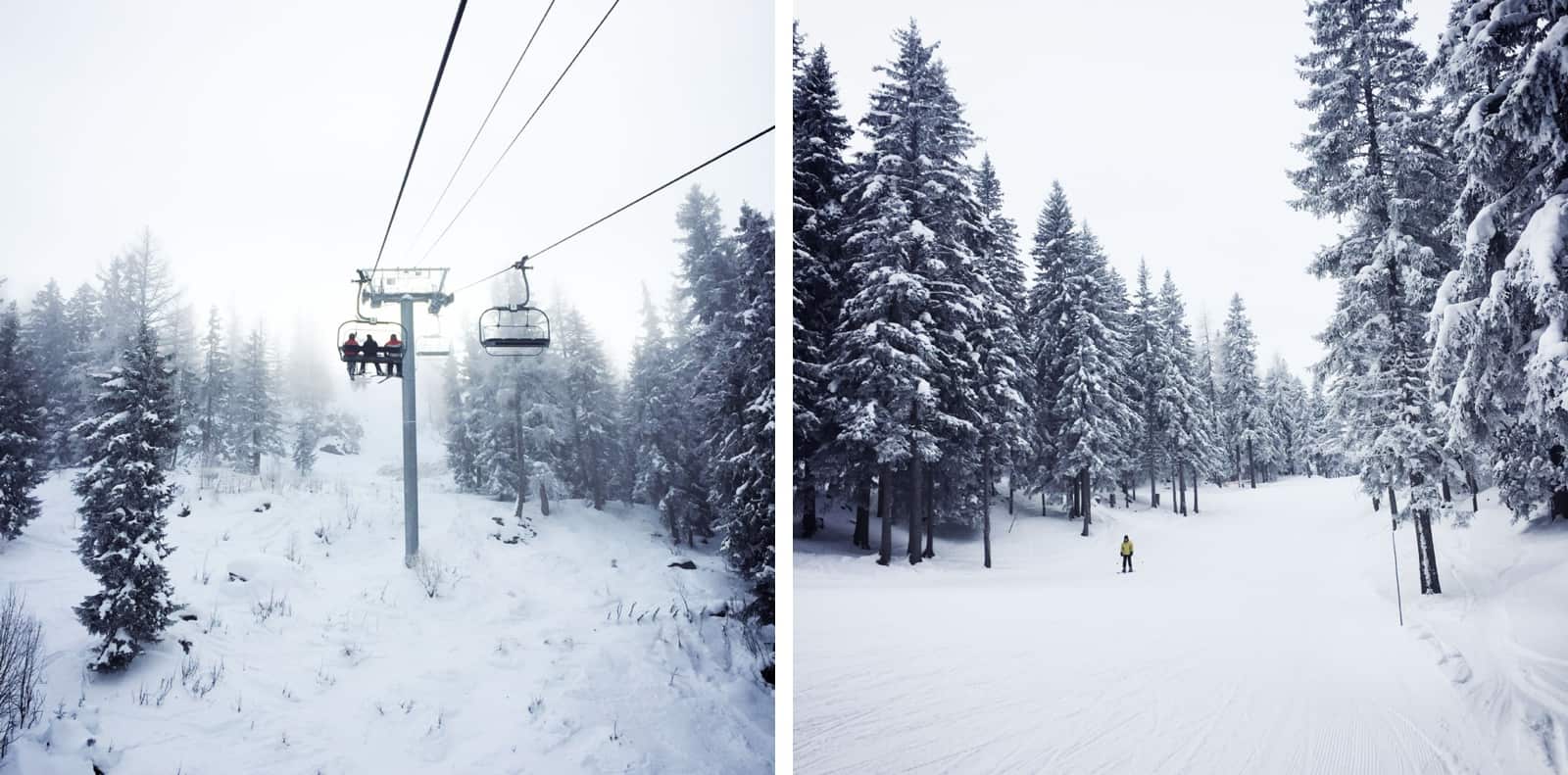 foggy chamonix