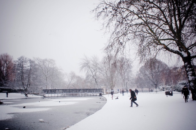 london snow