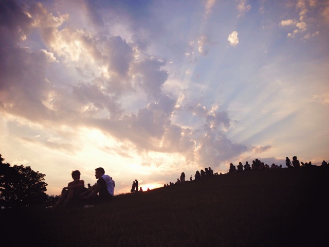 primrose hill sunset