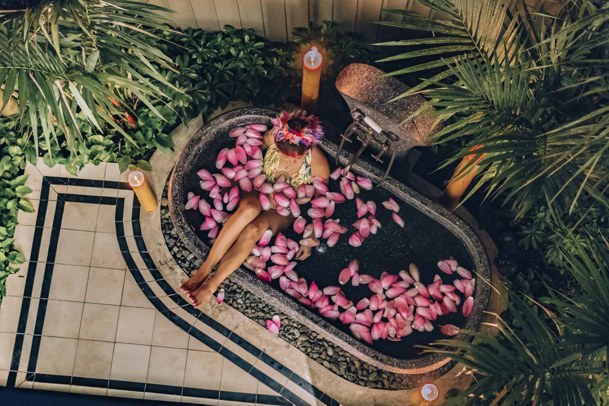 Shinta Mani Flower Bath
