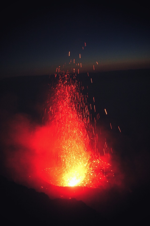 volcano eruption