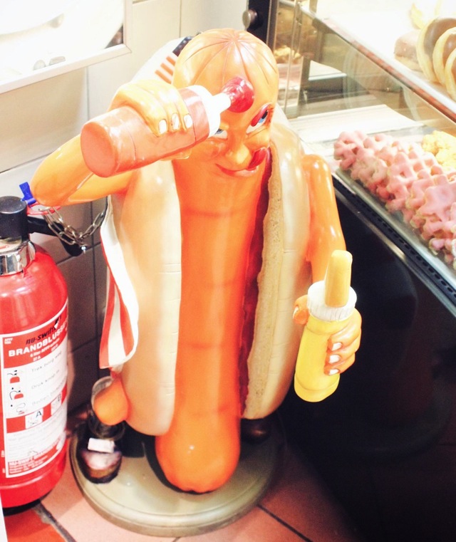 weird hotdog